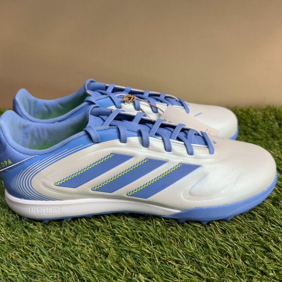 Adidas Copa Pure 3 League TF Turf Soccer Cleats Shoes Mens Blue/Lemon ID9045 main image 9